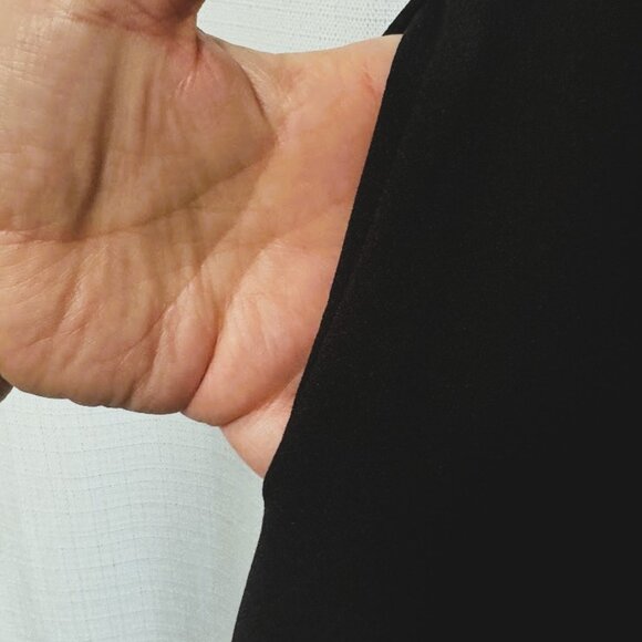 Altar’d State Black Ruffle Mini Dress – Semi-Backless - Picture 5 of 6